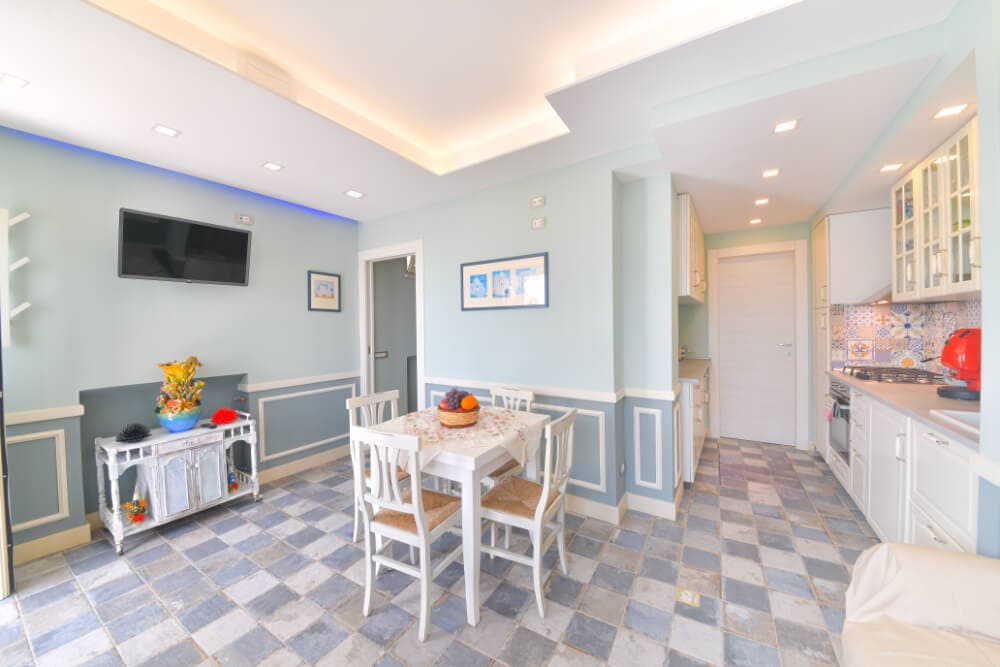 Cucina appartamento con 1 camera da letto