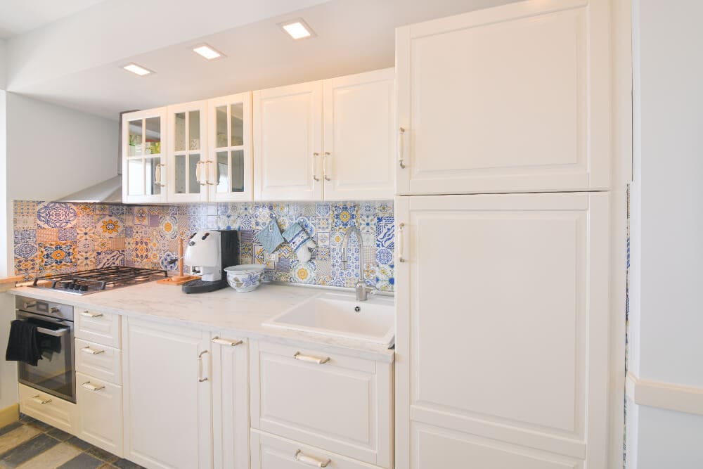 Cucina appartamento con balcone